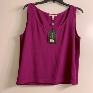 St John top size Large. Magenta in color